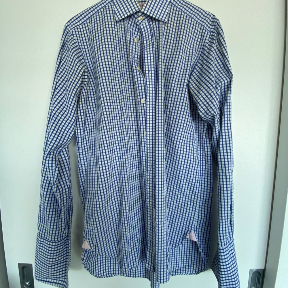 Thomas Pink London French Cuff Dress Shirt - 15/35